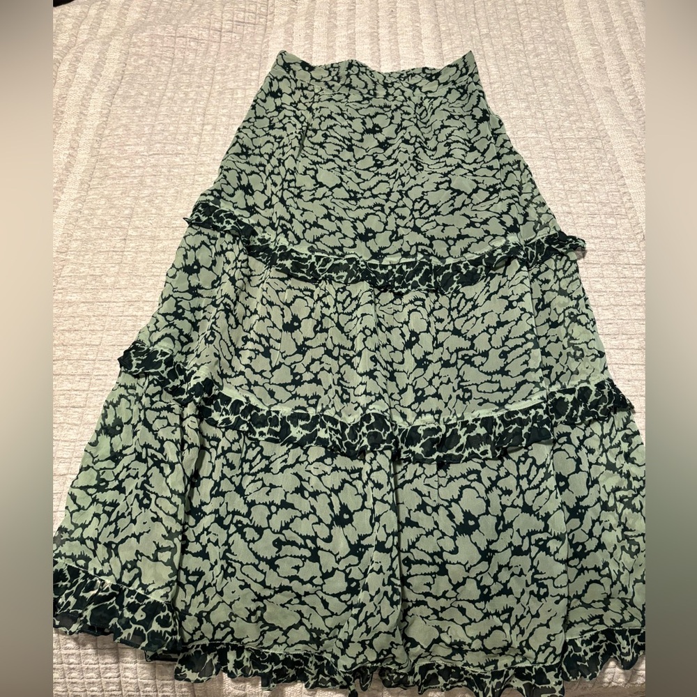 Olivia James Green Maxi Skirt XS